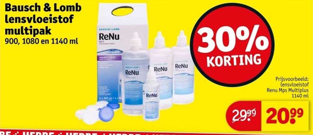 Bausch & Lomb lensvloeistof multipak