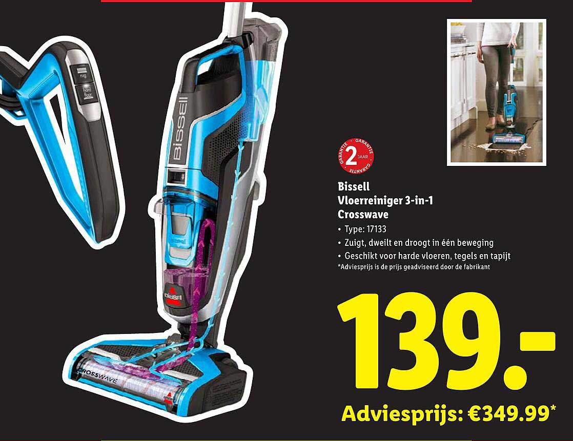 Silvercrest Accu-harde vloerreiniger aanbieding bij Lidl