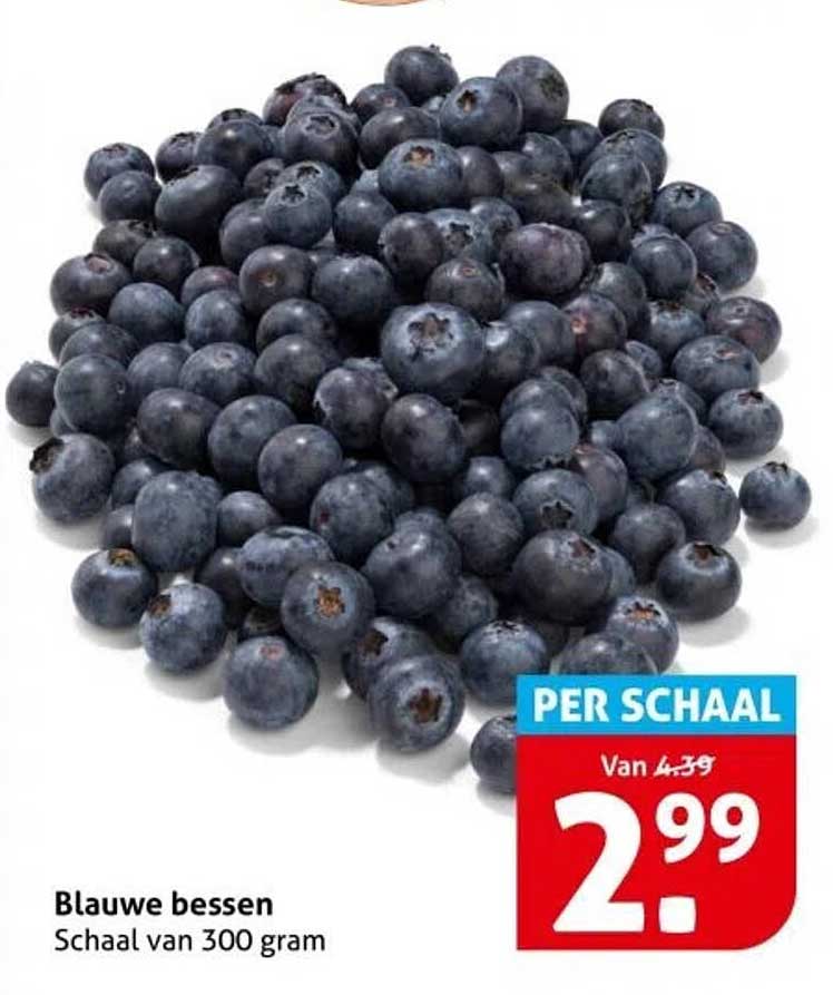 Blauwe bessen Schaal van 300 gram