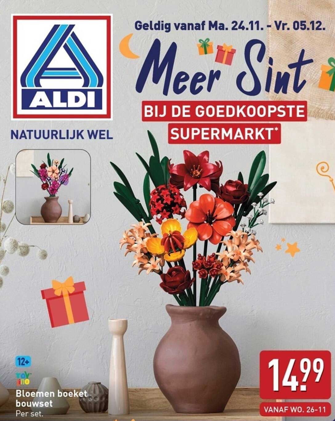 Bloemen boeket, bouwset
