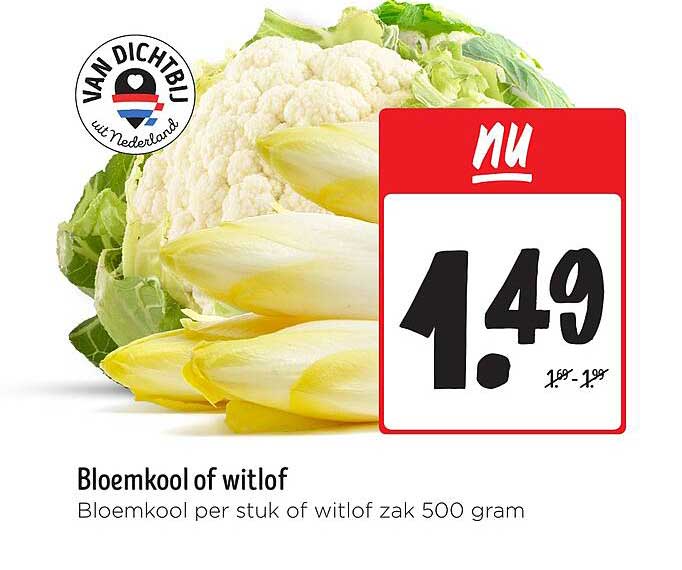 Bloemkool of witlof
