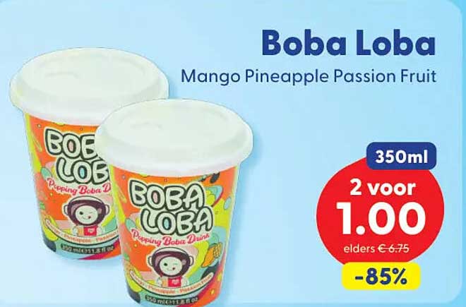 Boba Loba Mango Pineapple Passion Fruit