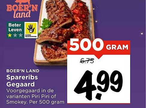 BOER'N LAND Spareribs Gegaard