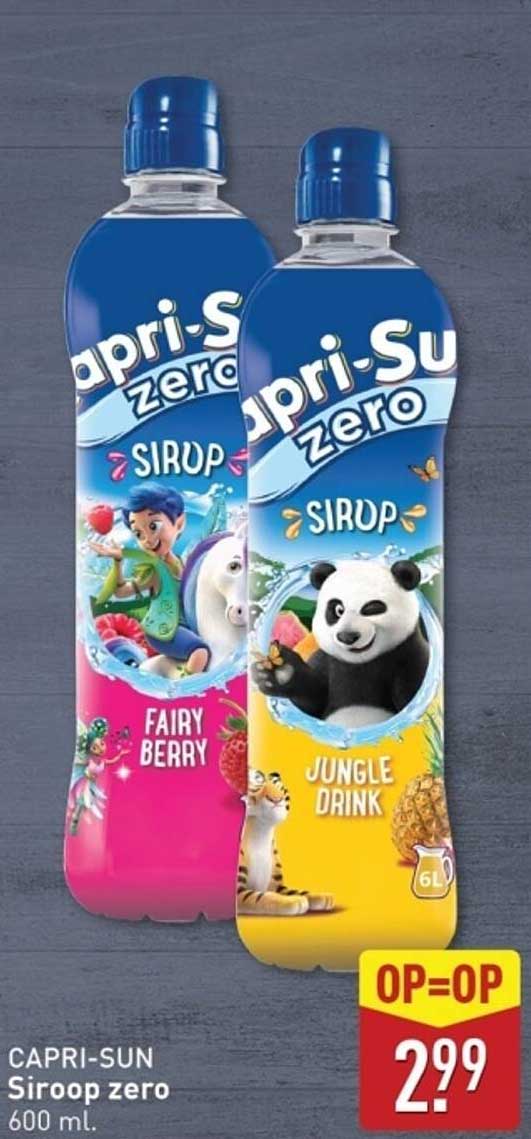 CAPRI-SUN Siroop zero 600 ml.