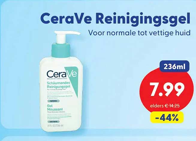 CeraVe Reinigingsgel voor normale tot vette huid