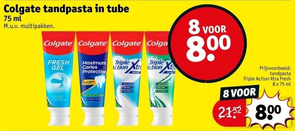 Colgate tandpasta in tube 75 ml