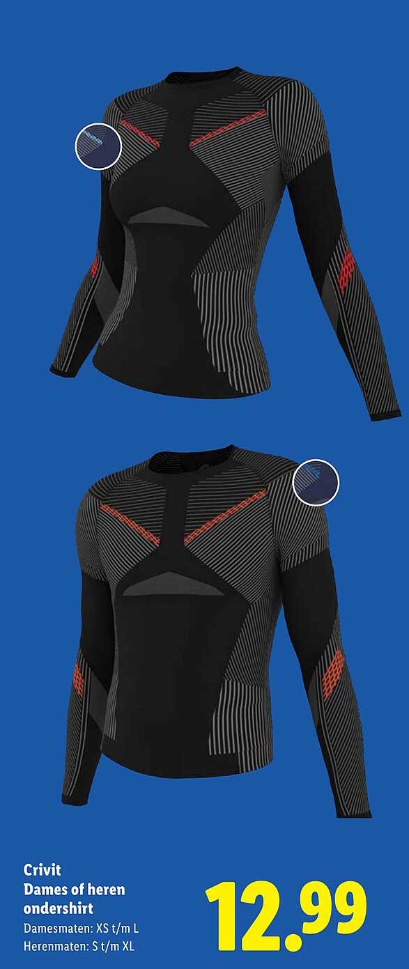 Crivit Dames of heren ondershirt