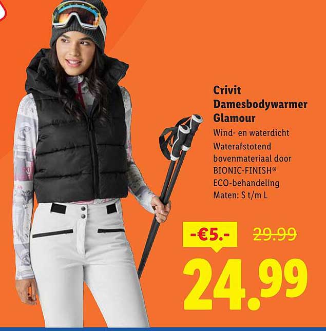 Crivit Damesbodywarmer Glamour