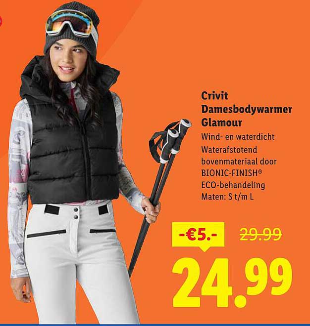 Crivit Damesbodywarmer Glamour