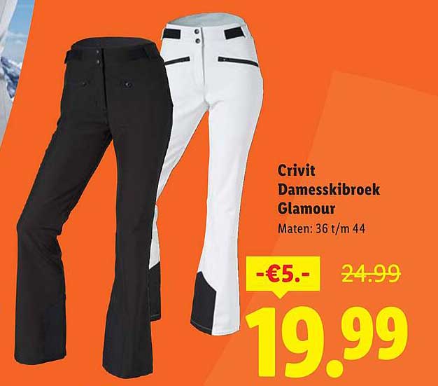 Crivit Damesskibroek Glamour