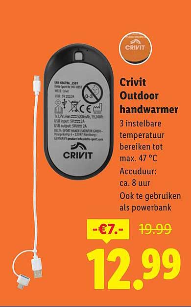 Crivit Outdoor handwarmer