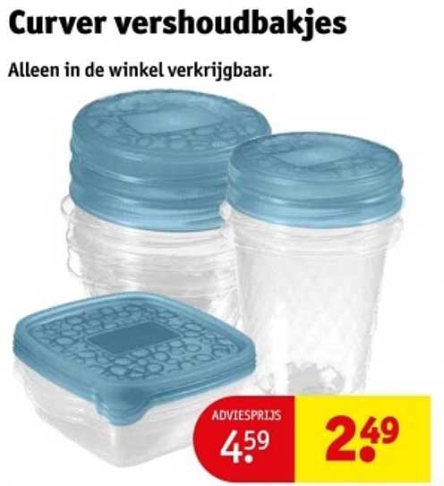 Curver vershoudbakjes