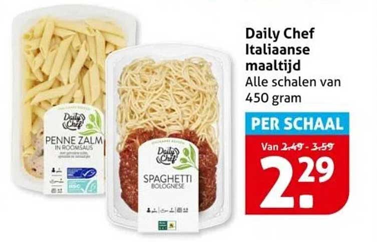Daily Chef Italiaanse maaltijd