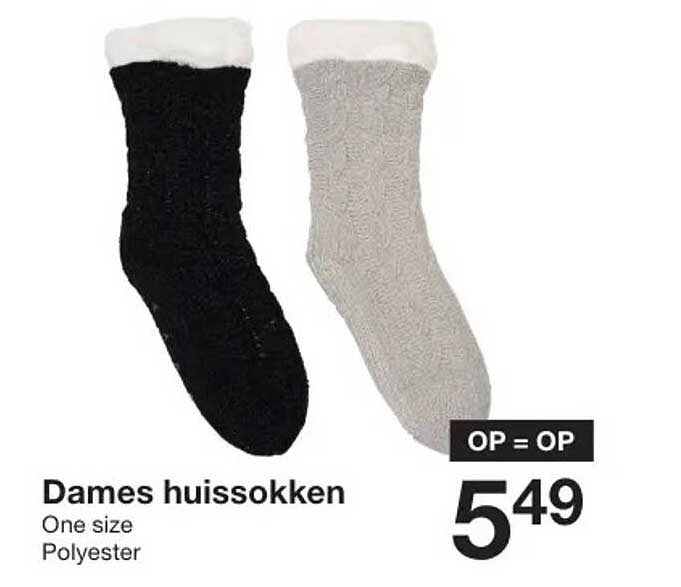 Dames huissokken