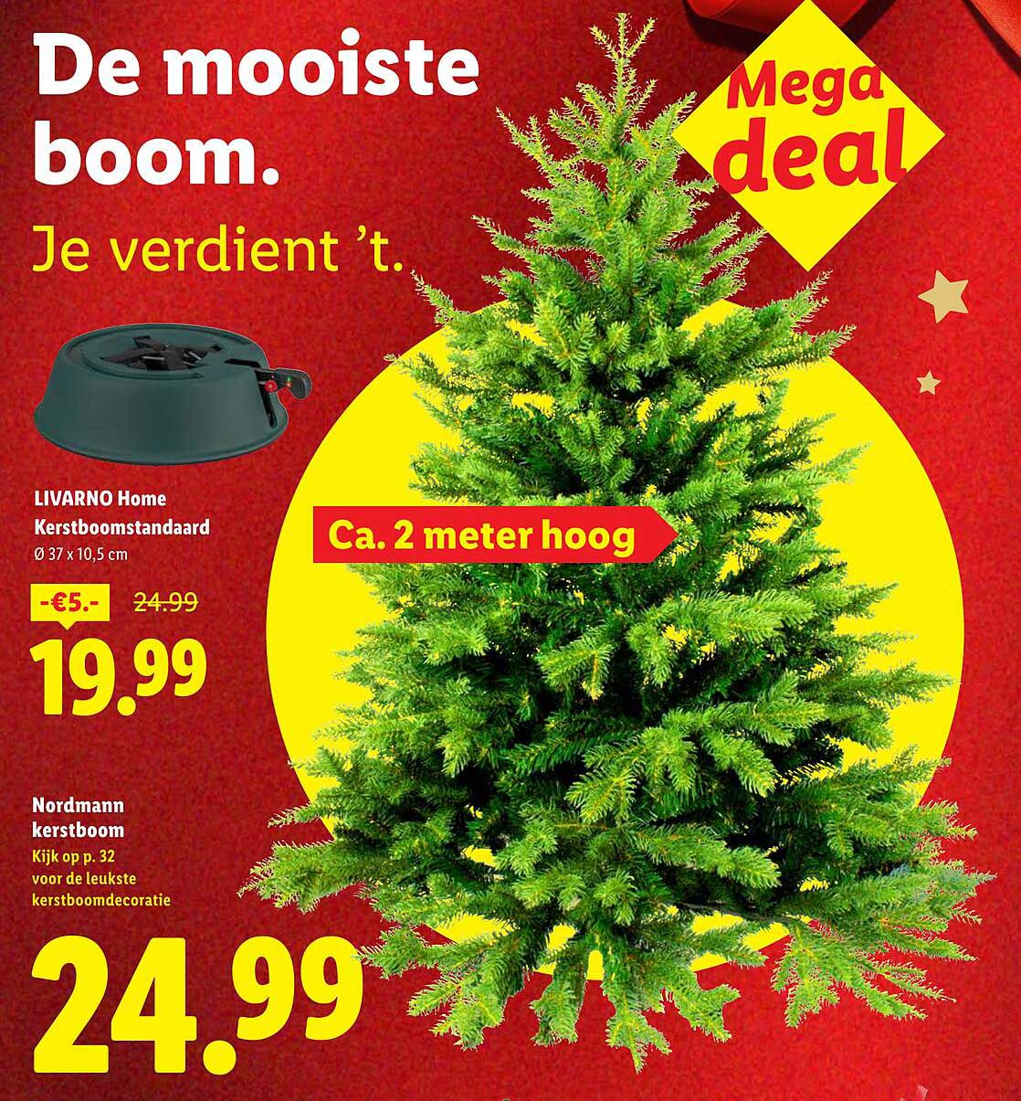 De mooiste boom. Je verdient ’t.