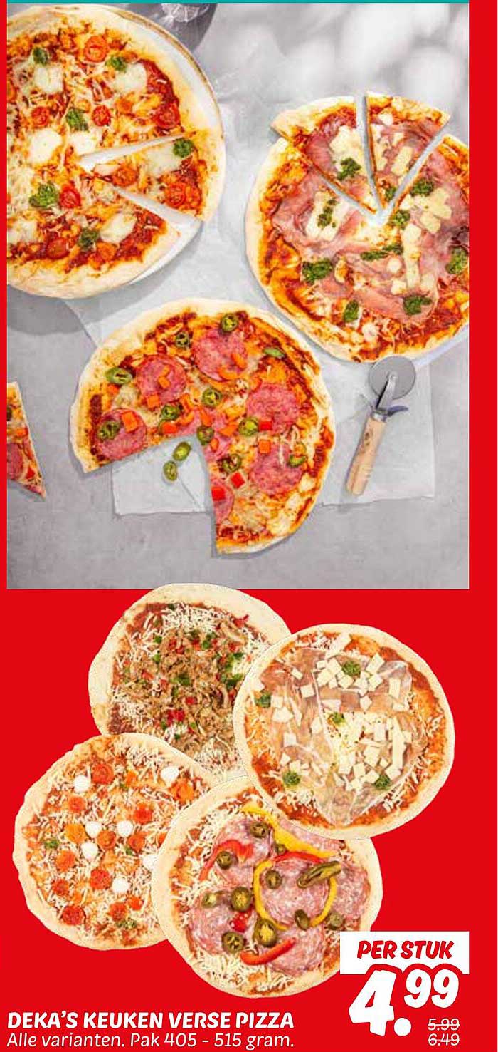 DEKA'S KEUKEN VERSE PIZZA