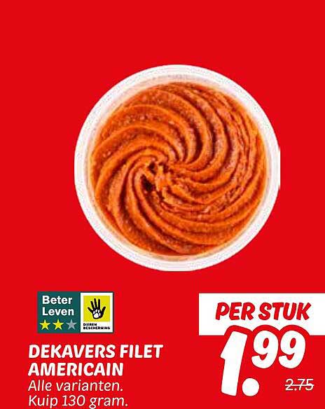DEKAVERS FILET AMERICAIN