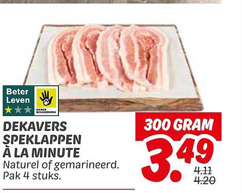 DEKAVERS SPEKLAPPEN À LA MINUTE