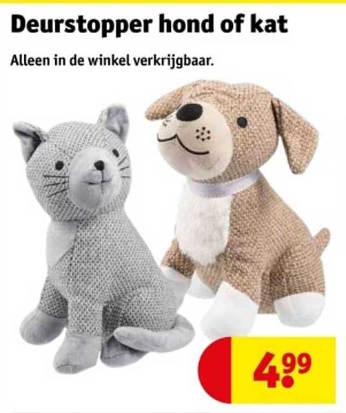 Deurstopper hond of kat