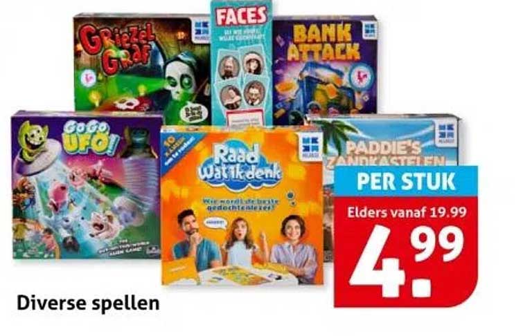 Diverse spellen