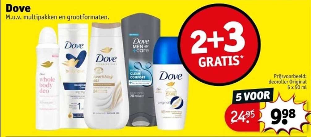 Dove 2+3 GRATIS*