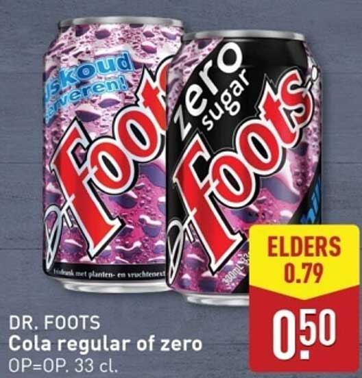 DR. FOOTS Cola regular of zero