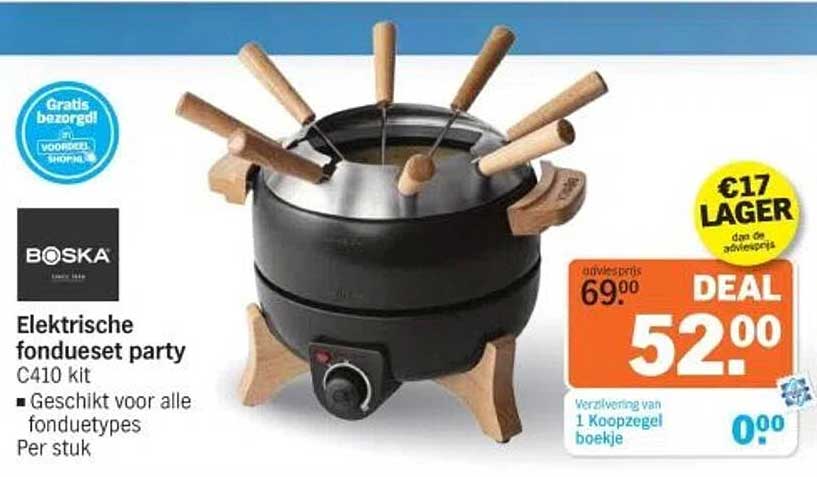 Elektrische fondue-set party C410 kit