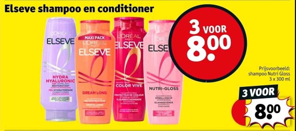 Elseve shampoo en conditioner