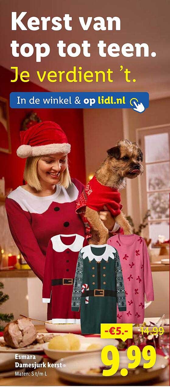 Esmara Damesjurk kerst