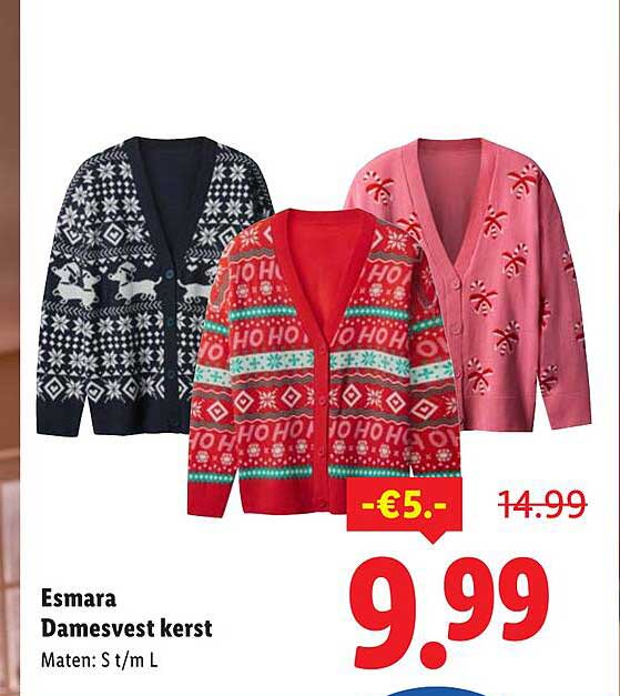 Esmara Damesvest kerst