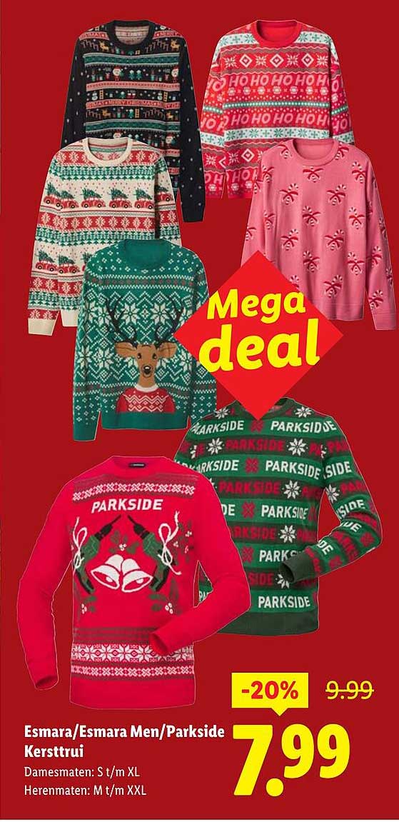 Esmara/Esmara Men/Parkside Kerstrui