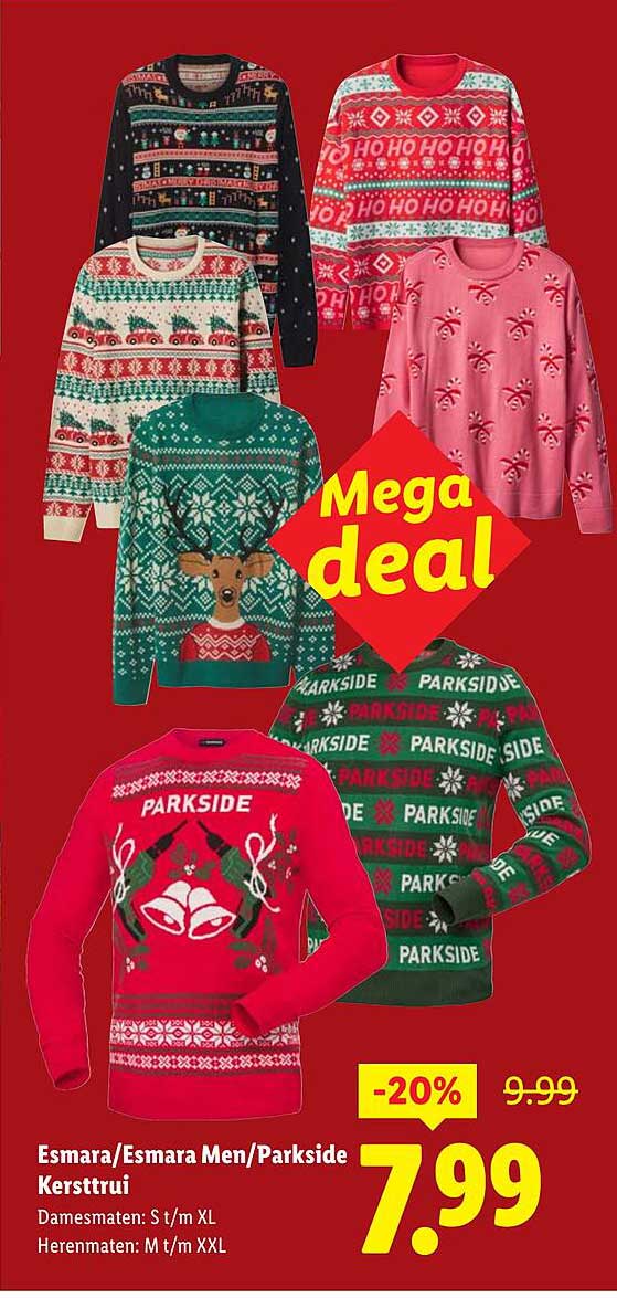 Esmara/Esmara Men/Parkside Kersttrui