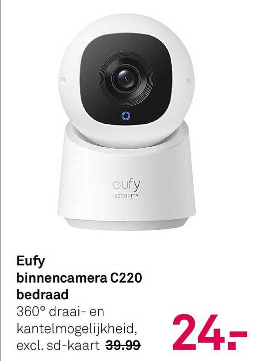 Eufy binnencamera C220 bedraad