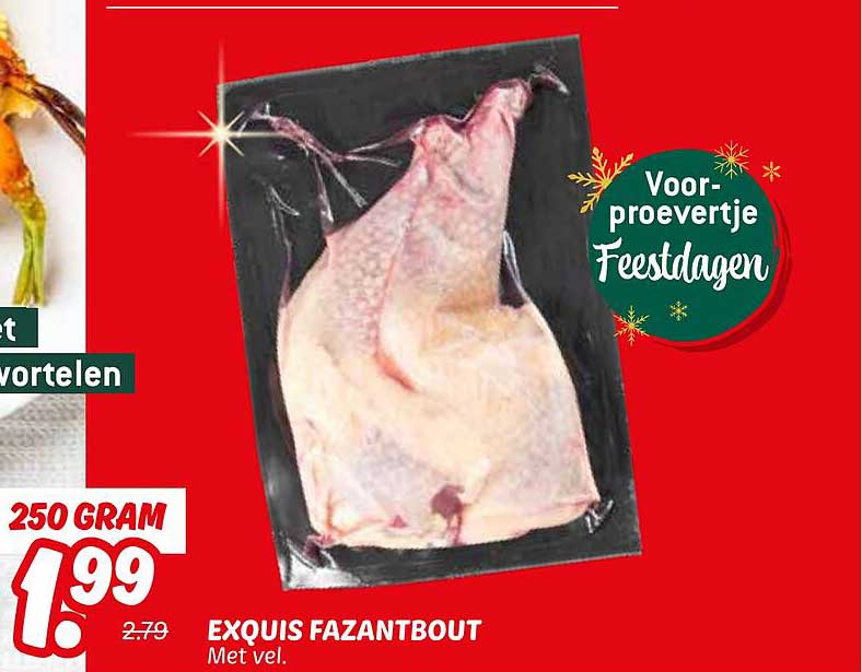 EXQUIS FAZANTBOUT Met vel