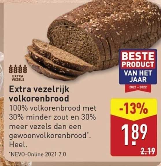 Extra vezelrijk volkorenbrood