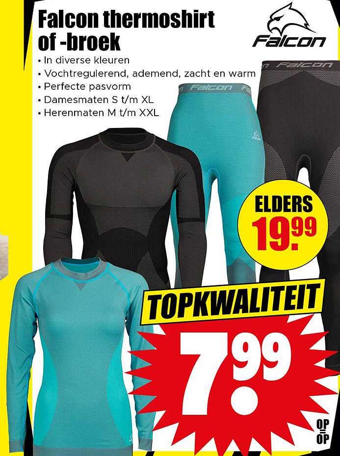Falcon thermoshirt of -broek