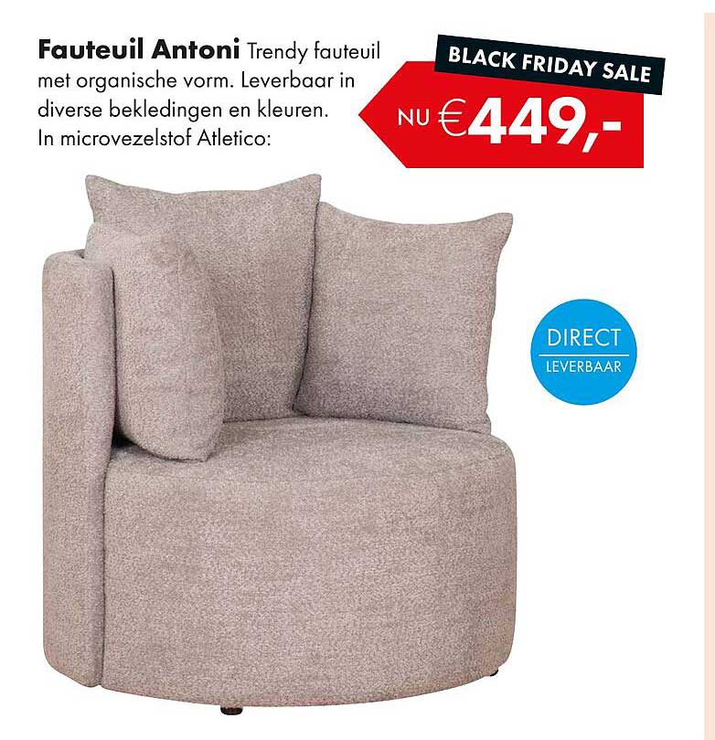 Fauteuil Antoni