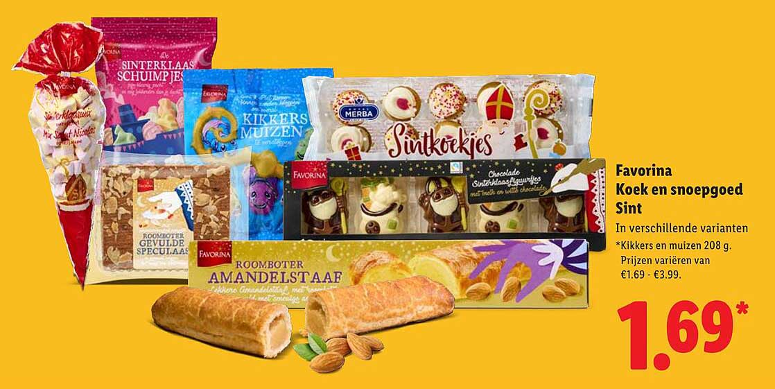 Favorina Koek en snoepgoed Sint