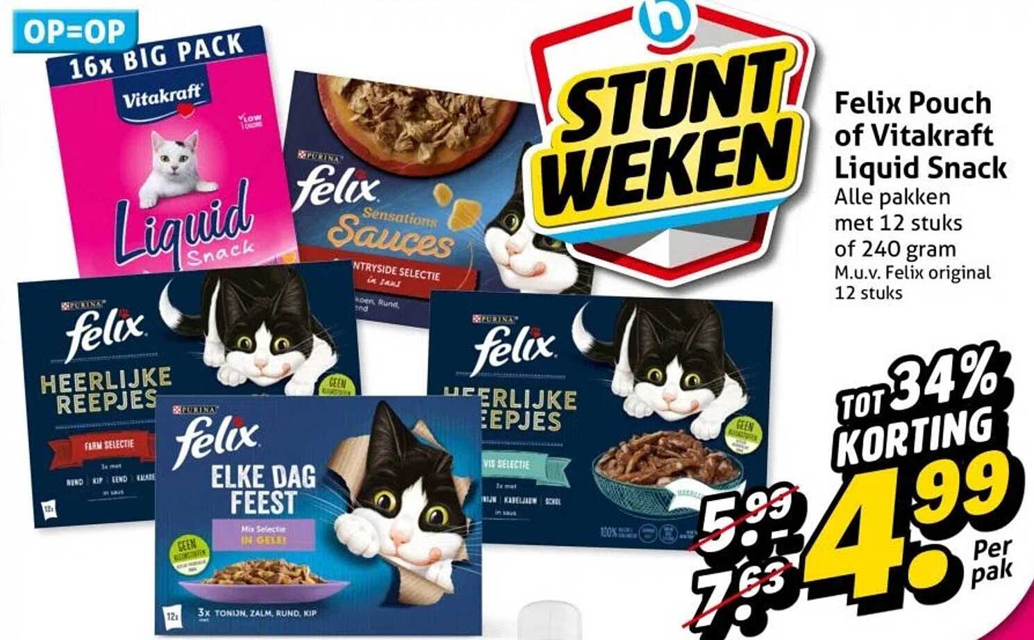 Felix Pouch of Vitakraft Liquid Snack