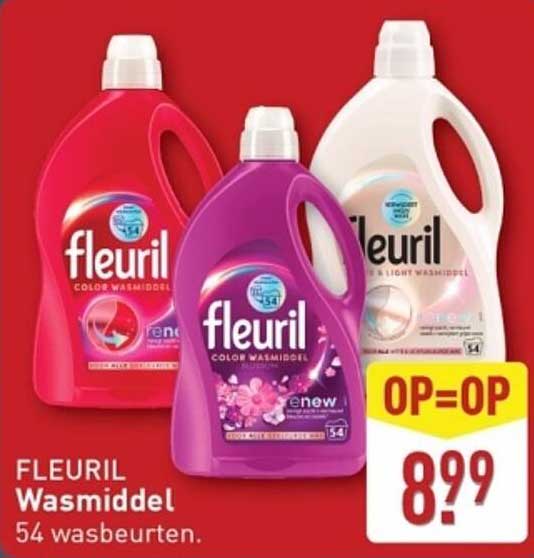 FLEURIL Wasmiddel 54 wasbeurten