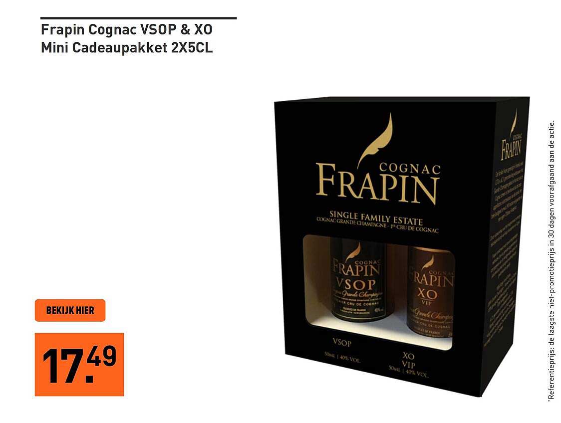 Frapin Cognac VSOP & XO Mini Cadeaupakket 2X5CL
