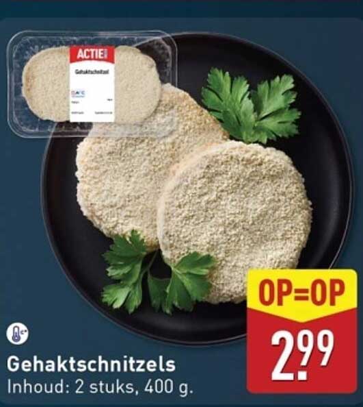 Gehaktschnitzels