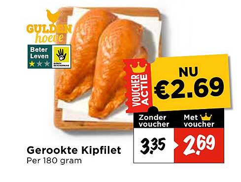Gerookte Kipfilet