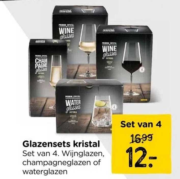 Glazensets kristal