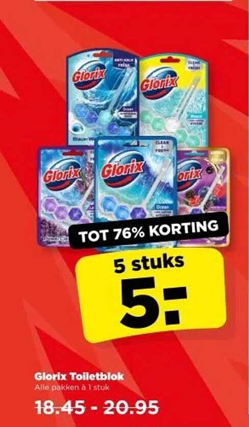 Glorix Toiletblok - Alle pakken à 1 stuk