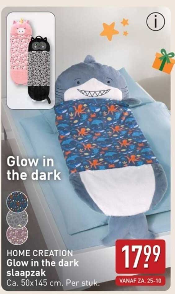 Glow in the dark slaapzak