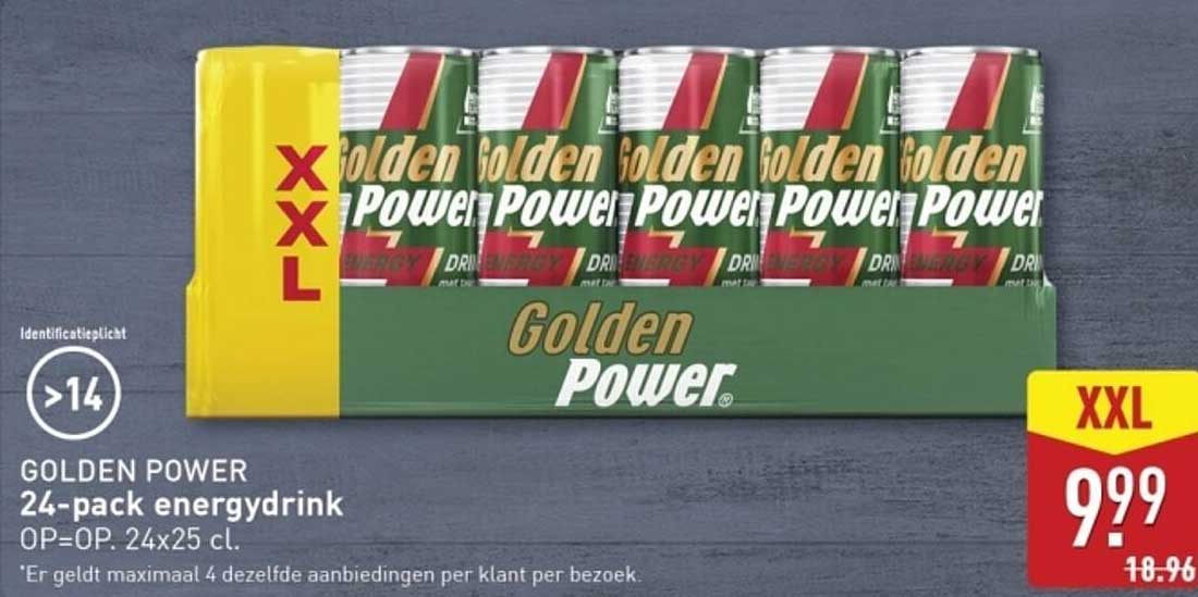 GOLDEN POWER 24-pack energydrink