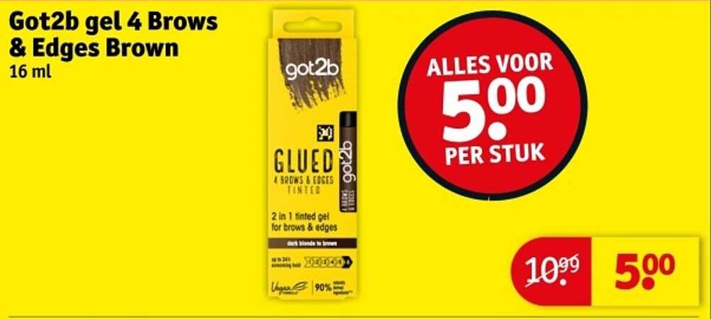 Got2b gel 4 Brows & Edges Brown