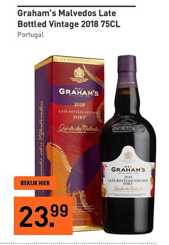Graham's Malvedos Late Bottled Vintage 2018 75CL