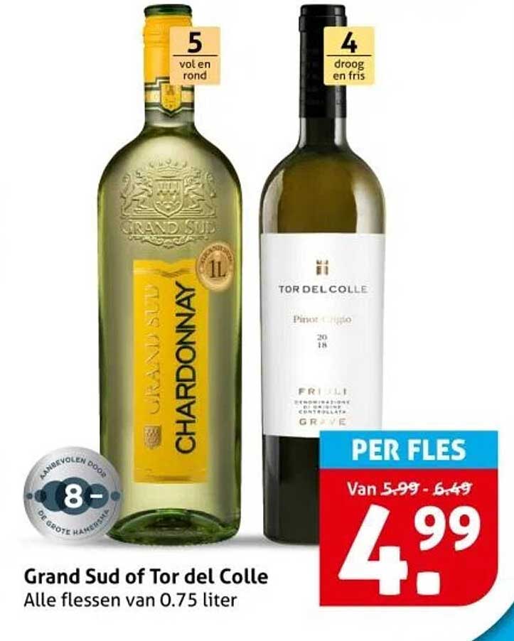 Grand Sud of Tor del Colle - Alle flessen van 0.75 liter